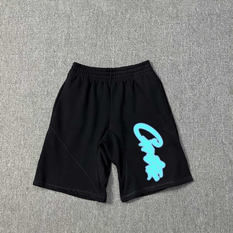 Cort Short Devil Island Print Shorts Mens Hip Hop Skate Casual Sweatpants Trendy Streetwear