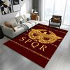 Roman Eagle Emblem with SPQR Design Patterned Carpet a Non Slip Rug Suitable for All Seasons and Any Setting, Gift