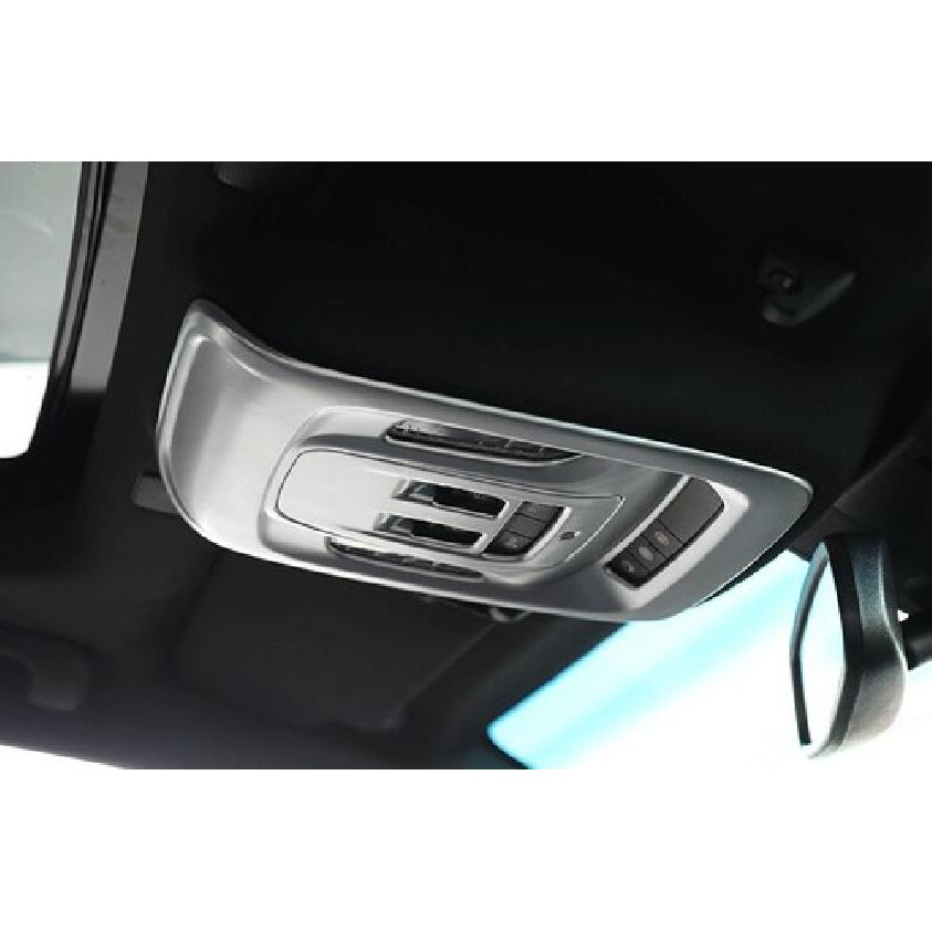 For Cadillac CT4-V CT4 2020-2025 ABS Silver Front Reading Light Frame Trim 2PC