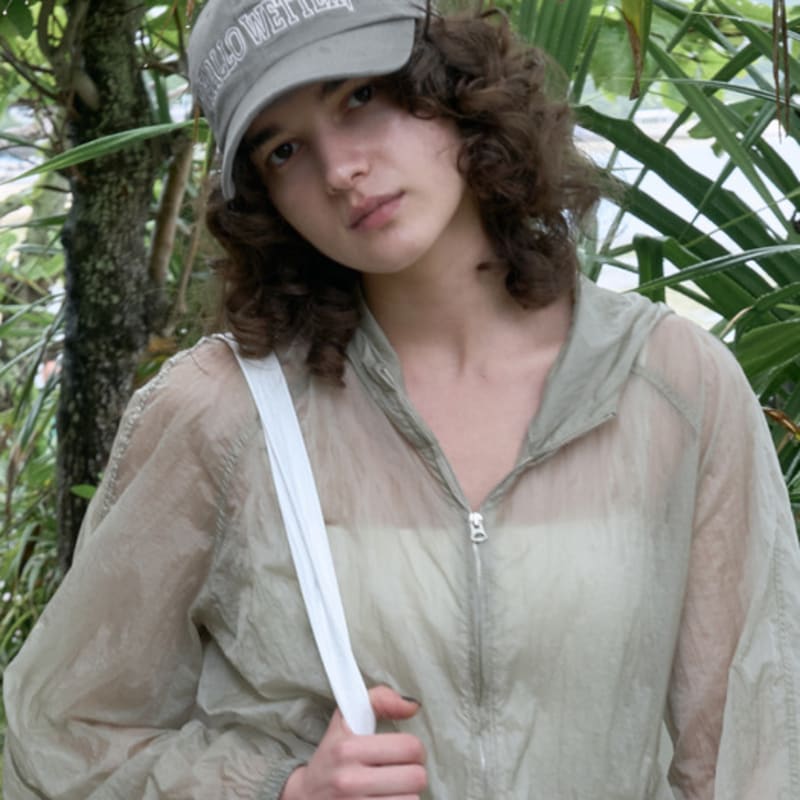 POSZER Vintage Washed Cotton Ball Cap (Gray)