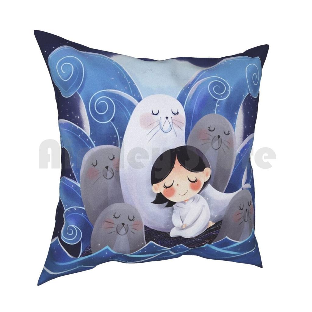 Song Of The Sea Pillow Case Printed Home Soft DIY Pillow Cover Songofthesea Pretty Cute Sea Selkie Movie