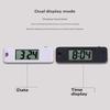Mini Electronic Clock Keychain Digital Led Time Display Student Rectangle Watch Portable Wall Clock Keyring For Bag Backpack
