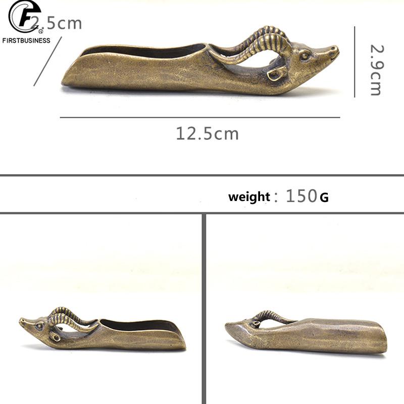 Tea Scoops Shovel Copper Wall Street Bull Coffee Black Tea Spoon Powder Teaspoon Teaware Chinese Tea Ceremony Accessories 1pcs