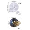 Semi-stereoscopic Wolf Mold DIY Ornaments Pendant Epoxy Resin Crafting Mold