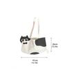 Druck Gedruckte Katze Schultertasche Stoff Handtasche Allround Stickerei Canvas Tasche Outdoor