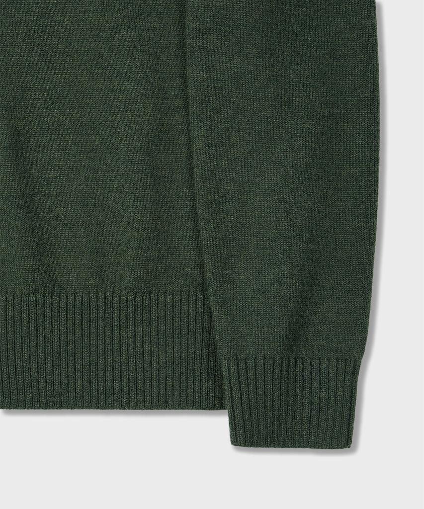 AMFEAST Essential V-Neck Knit Green