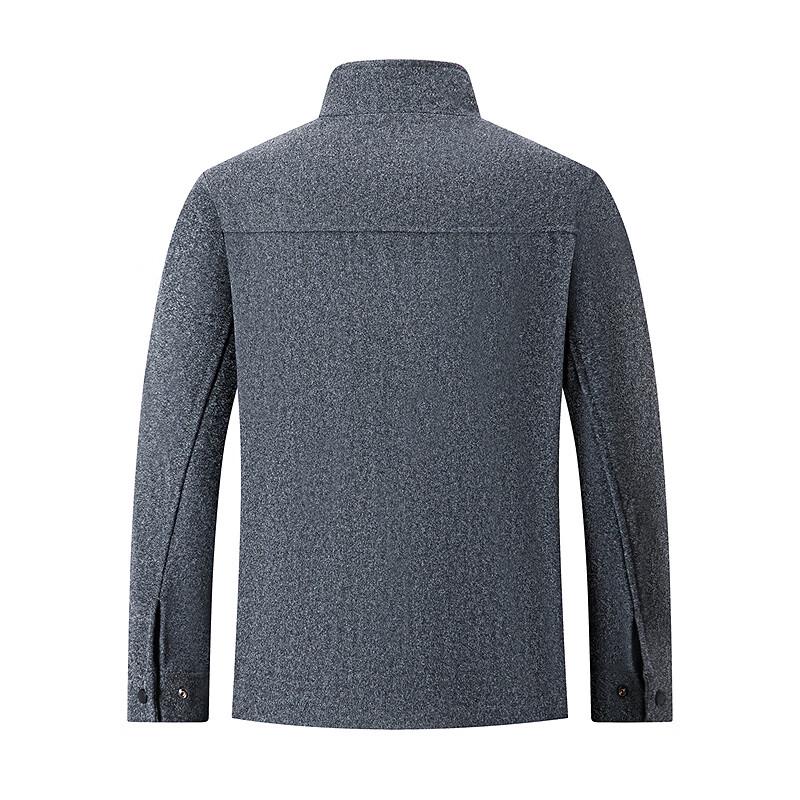 SEPTWOLVES Herren Stehkragen Wollmischjacke