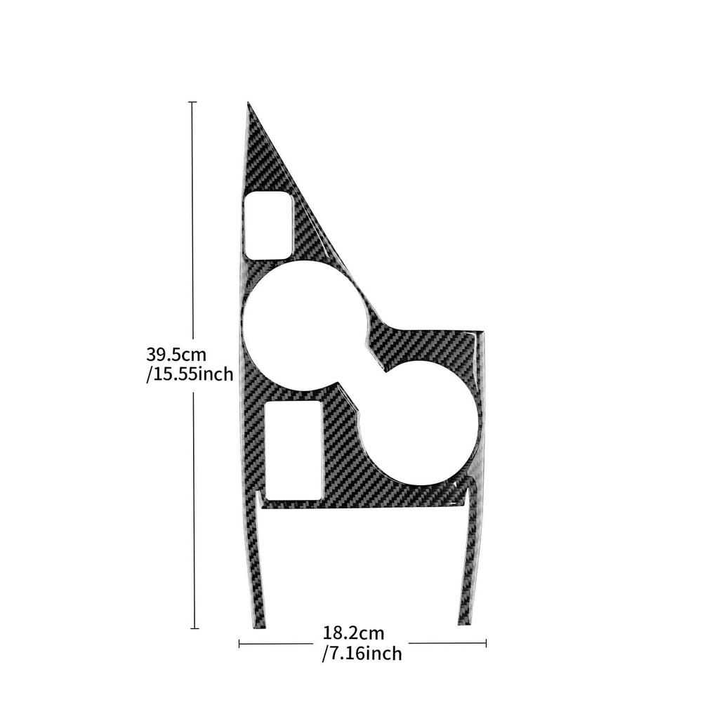 AIRSPEED Subaru Crosstrek GU Series 2023 2024 2025 Exclusive Carbon Fiber Accessories Interior Parts Central Control Cup Holder Sticker Garnish
