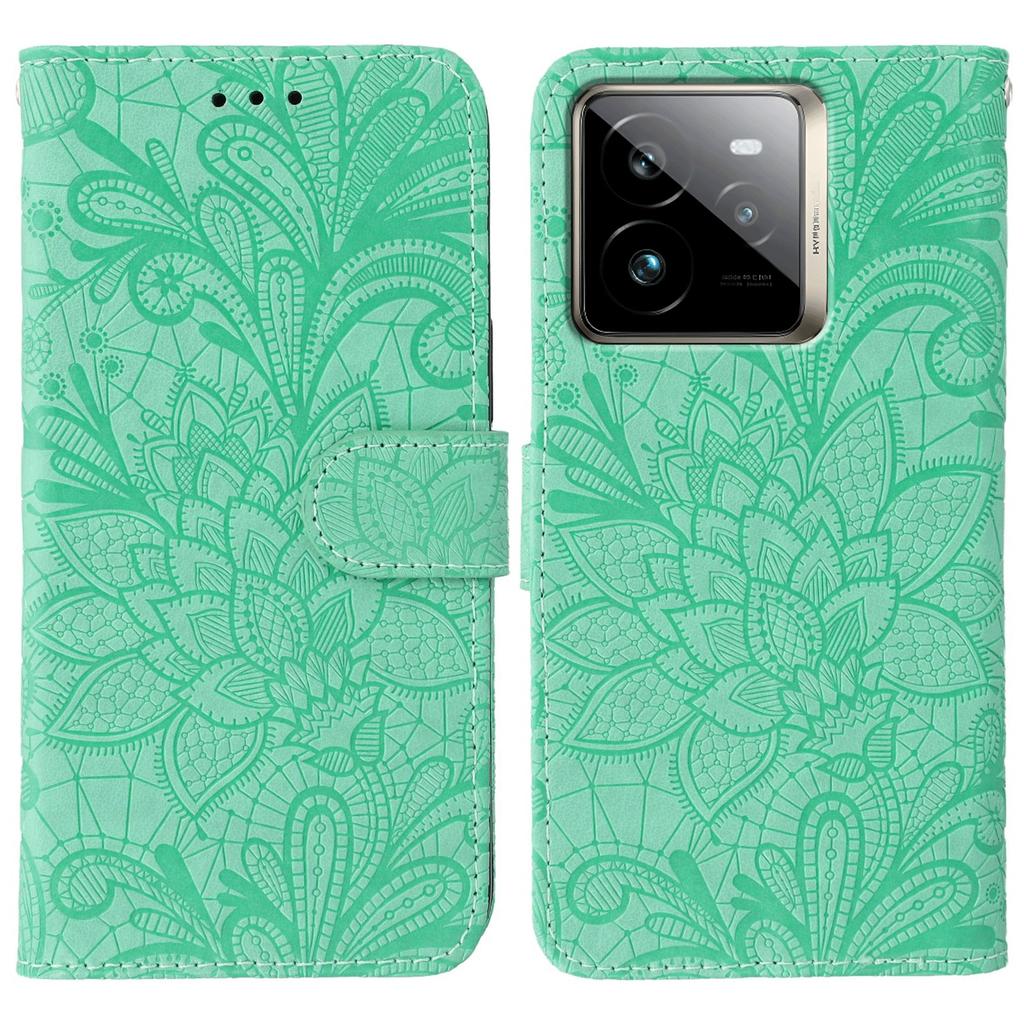 For Realme GT 7 Pro 5G Case Lace Flowers PU Leather Flip Wallet Phone Cover