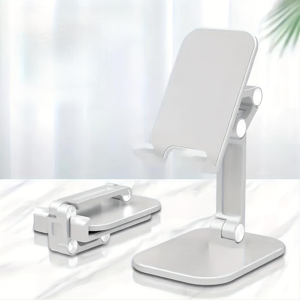 Foldable Stand for Mobile Phones and Tablets with 360-Degree Rotation and Waterproof Feature