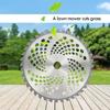 255mm (10Inch) HSS lawn mower blade aperture 25.4mm, 40/60/80 tooth lawn mower cutting board accessories garden weeding blade