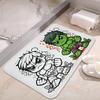 1pc MARVEL Hulk Rug Suitable for Bathroom, Soft Non-Slip Quick-Dry Floor Carpet with Iconic Hulk, Room Decor, Machine Washable