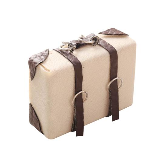 

1/12 модель чемодана для кукольного домика, реалистичный вид, миниатюрная сумка с высоким уменьшением, коробка для багажа, украшение для кукольного домика