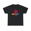 Playstation Classic Logo Preto Branco Gaming Camiseta 100% Algodão Camisetas Masculinas Top Camiseta Roupa Moda de Rua
