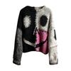 Men's Halloween 3D Printed Long Sleeve Top Round Neck Casual Sports Pullover