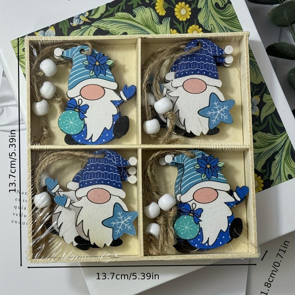 New Cross Border Christmas Decorations, Faceless Dolls, Easter Ornaments, Wooden Hanging Pieces., Vintage Christmas Decor