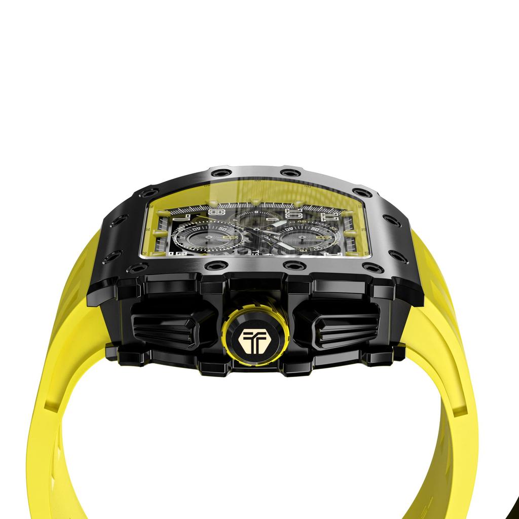 TSAR BOMBA Hodinky na paži 5ATM Voděodolné Typ Toneau Hodinky Tokei Obchodní nerezová ocel Sportovní luxusní módní ležérní hodinky Tvar válce