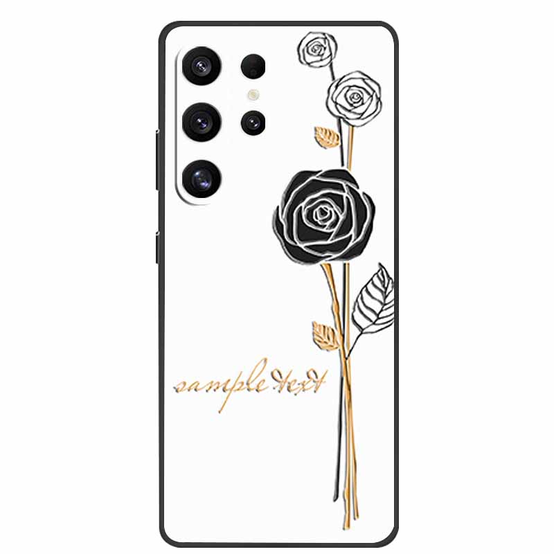 For Samsung Galaxy S26 Ultra Case 3D Relief Flower Emboss Silicone Funda For Samsung S26 Ultra S 26 Ultra Relief Cartoon Bumper