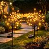 Auto On/Off Solar Garden Lights Waterproof Halloween Lights Solar Garden Stake Lights  Lawn
