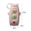 Press Decompression Toys Panda Face Changing Doll Panda Pig Cartoon Keychain  Kids Playing Supplies