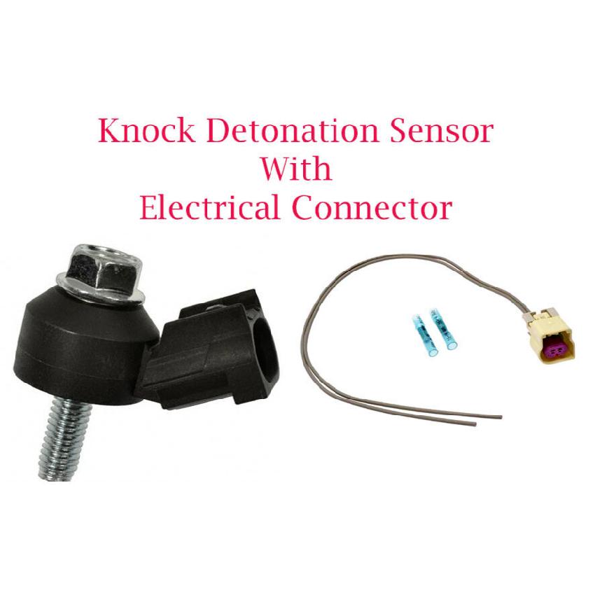 Ignition Knock Sensor W/Connector Fits Buick Cadillac Chevrolet GMC Pontiac Saab