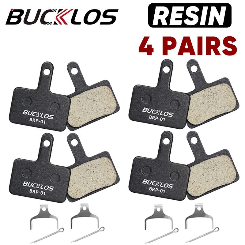 BUCKLOS Resin Bike Disc Brake Pads 2/4PC B01S Bicycle Disk Pads for M9000 M9020 M9120 M8020 MTB Road Bike Hydraulic Discs Pad