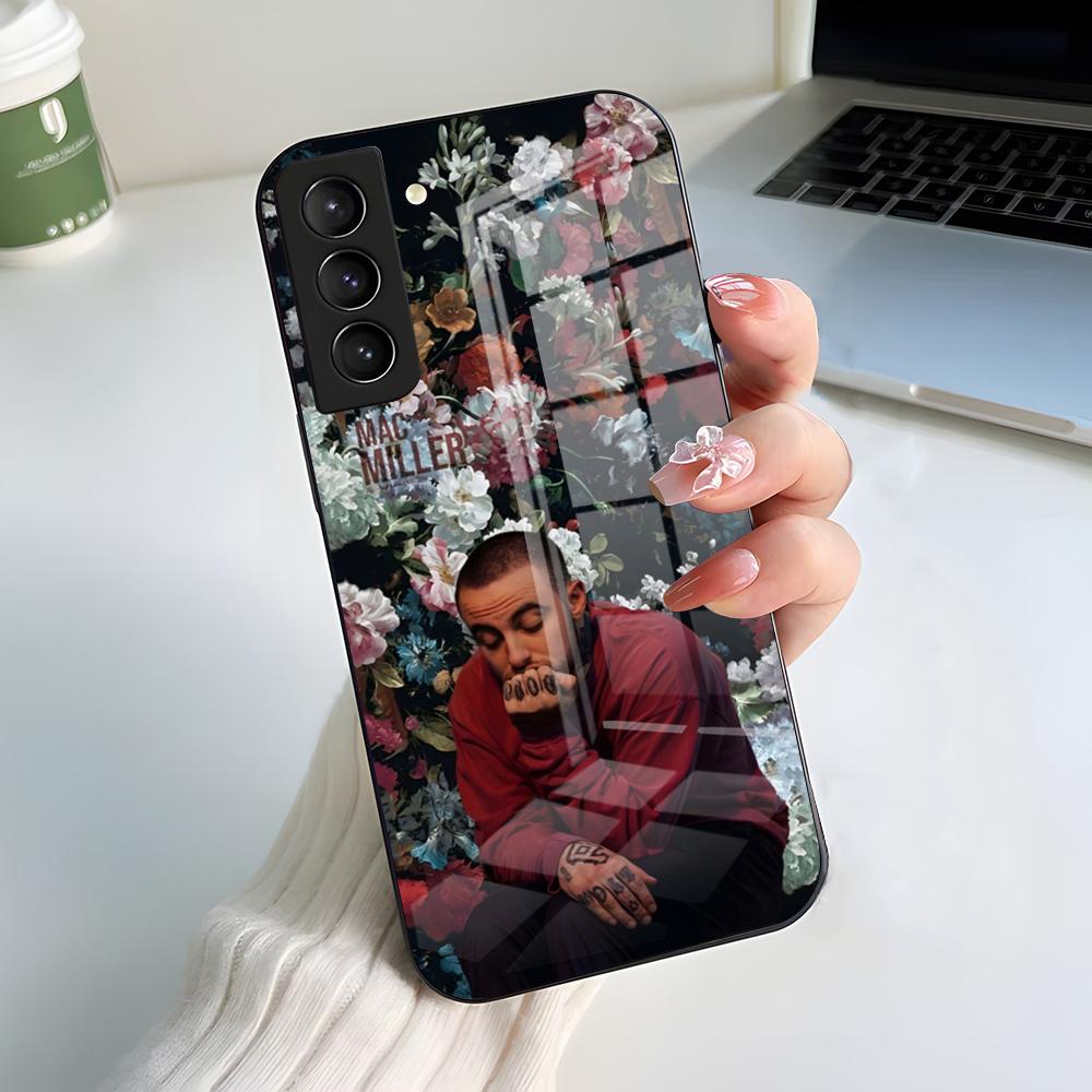 Singer M-Mac Circles Miller Phone Case For Samsung A56 A36 A26 A16 A15 A25 A35 A55 A14 A34 A24 A54 Glass Case