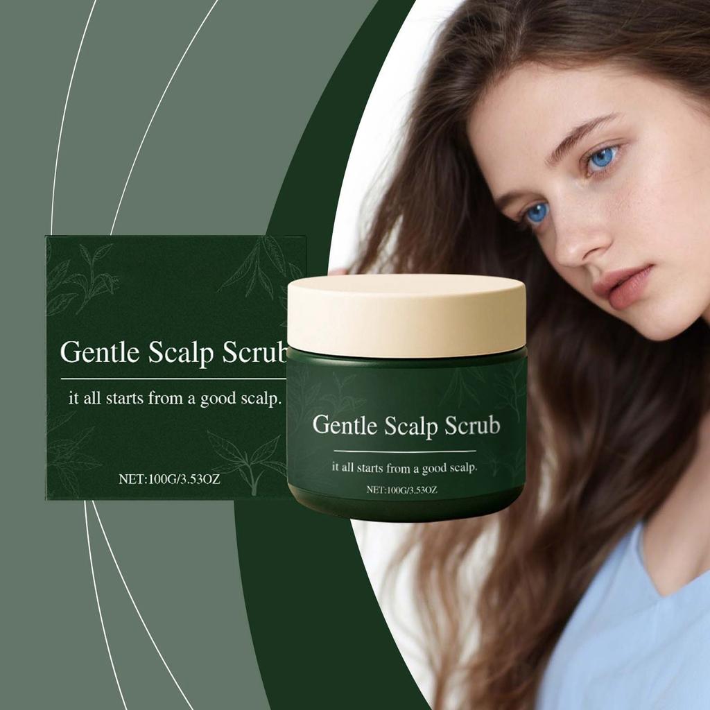 Gentle Scalp Scrub The Scalp Scrub Exfoliates, Reduces Dandruff And Nourishes Scalp Care