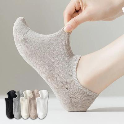 Neue Damen Uni No-Show Socken Atmungsaktiv Schweißresistent Geruchshemmend Unsichtbare Socke Atmungsaktiv Lässig Bequem Socken Weiblich