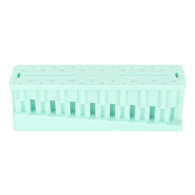 Dental Measuring Tools Holder Stand Dental Autoclavable Endodontic Files Light Green