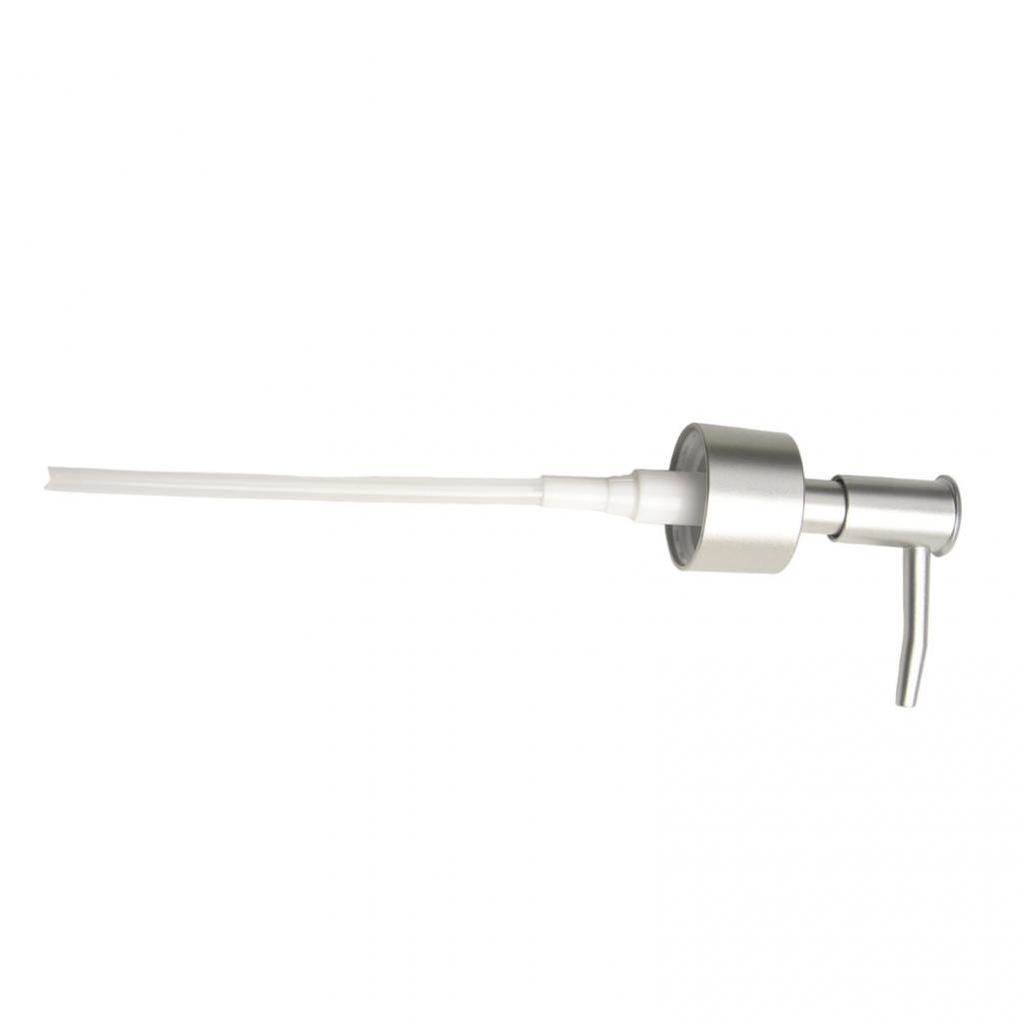 Soap Dispenser Pump Thread Standard Brushed Silver Compatible With Most Pumps