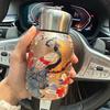 Retro Light Luxury Thermos Cup for Girls, High-end Water Cup, Mini Portable Large Belly Cup, Chinese Style Small Thermos Cup, Te