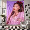 Wandteppich Ariana Grande Kunst Hängendes Tuch Dekorative Hintergrundabdeckung zur Raumdekoration