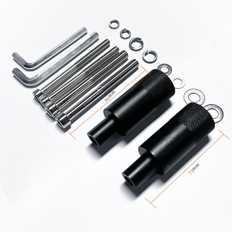 A pair of external mudguard brackets for sale, multifunctional aluminum alloy fixed brackets for three wheeled scooters
