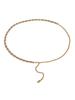 Rhinestone Waist Chain Metal Accessories Belt With Skirt Dress Waist Chain Decoration Thin Belt Tide