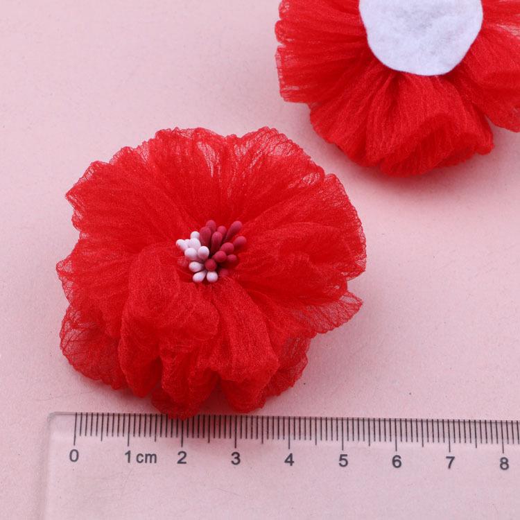 Korean Handmade Fabric Flowers DIY Pack: Hair Clips, Headbands, Shoe Decor, and Accessories