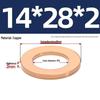 Pure Red Copper Gasket Sealing Ring for Marine Instruments, Metal Flat Washer M3-M60mm