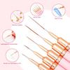 Pluma Pincel para Uñas 5 uds/set Set de Pinceles Liner para Uñas Larga Raya Dibujo Profesional