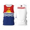 Kiribati Flag Basketball Sports Running Fitness Multifunction Sleeveless Tshirt