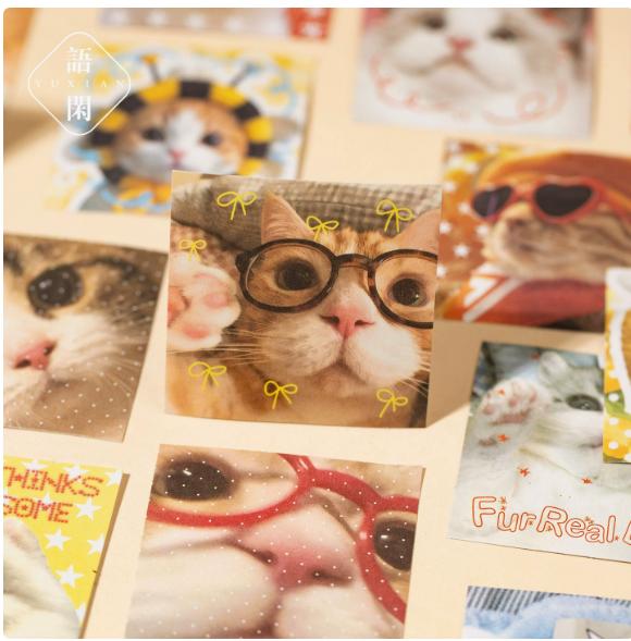 

4packs/lot Kawaii Scrapbook Sticker Snoring log Scrapbooking Supplies Planner Decorative Stationery Sticker
