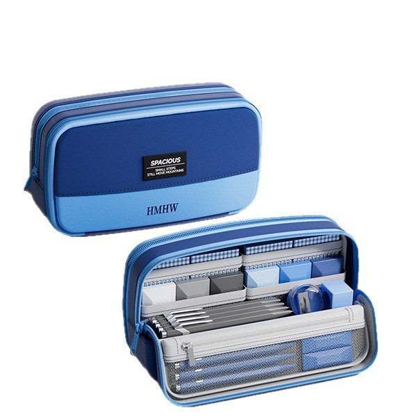 Premium Large-Capacity Magnetic Pencil Case: Unique Stand-Up Design for Primary School Students