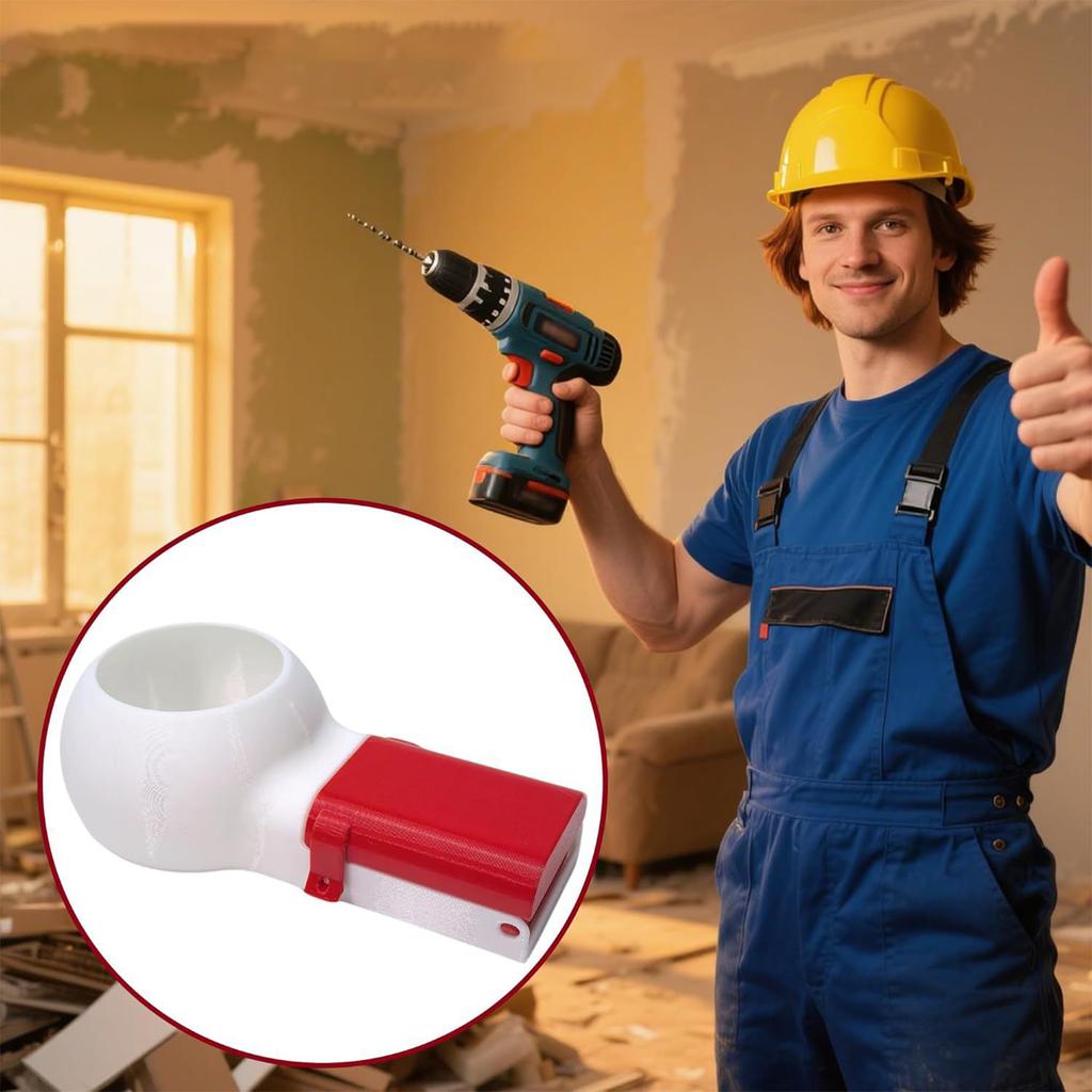 Drill Dust Catcher Compatible with Most Drill Bits Drill Dust Cover Power Tool Accessories for Picture Hanging Home Renovations