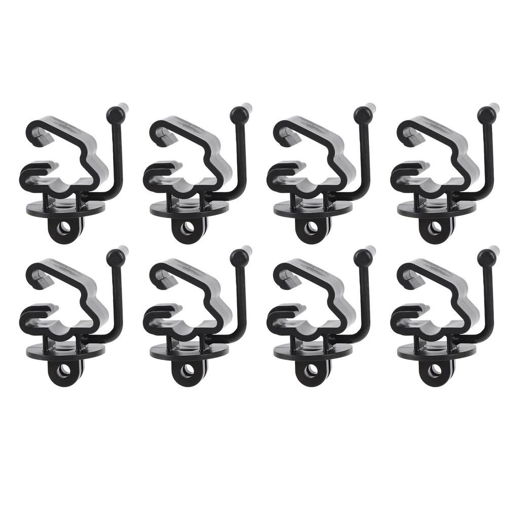 25PCS T Post Insulators Electric Fence Pinlock Insulator Wire Holding Clips for Farm and Garden