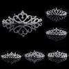 1PC Crystal Exquisite Rhinestone Children Girls Jewelry Gifts Hair Accessories Wedding Tiaras Queen Princess Crown Women Headband
