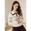 Betu Women's Polo Collar Knit Sweater