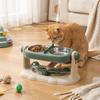 Anti-Tipping Neck Support Pet Bowl Removable Feeder Bowl Cute Cat Water Bowl  for Pets Cats Dogs