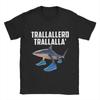 Trallallero Trallala Funny Shark Meme T-Shirt Summer Pure Cotton T Shirts for Men Trending Casual Tee Shirt Sleeve Basic Tops...