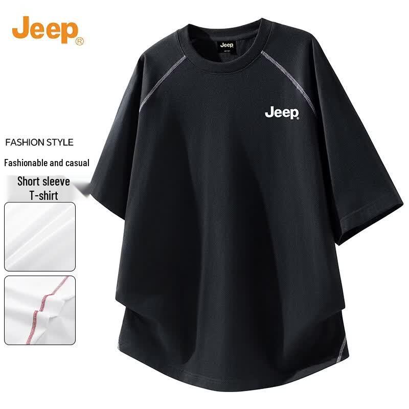 

Jeep Men s Color Block Raglan Sleeve T-Shirt XL
