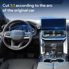 For Toyota Land Cruiser   2024 Interior TPU Protective Film Car Navigation Gear Box Panel Sticker Anti-scratch Styling