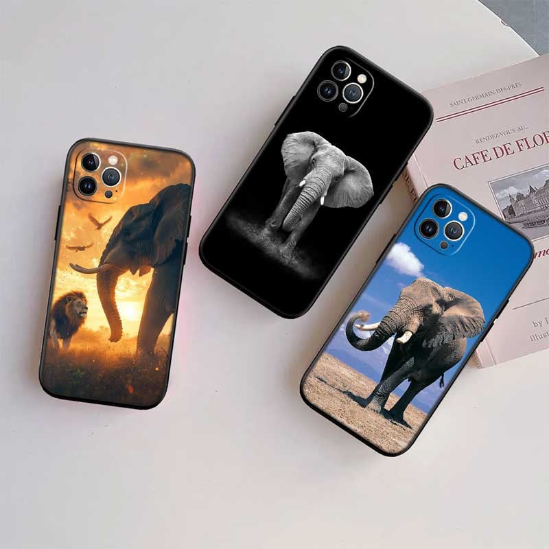RE5 Animal Elephant New High-End Shell Phone Case for OPPO A3 Pro A72 A74 A76 A77 A77S A78 A79 A94 A95 A18 A40M A58
